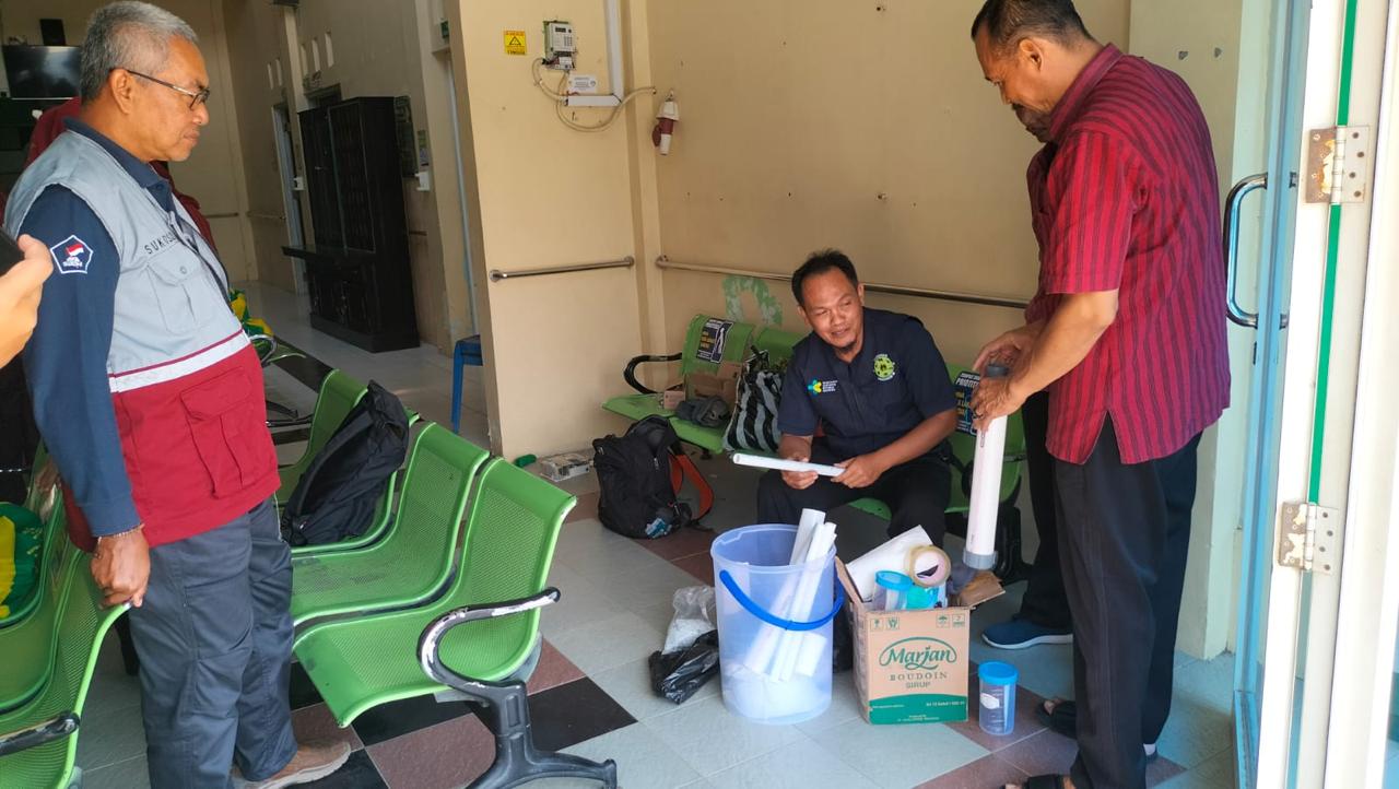 Perbaiki Kualitas Air Pasca Banjir di Demak, BB Labkesmas Yogyakarta Lakukan Bimbingan Teknis